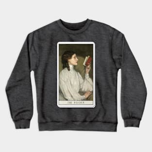 the reader tarot card Crewneck Sweatshirt